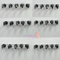 gel x press on nails 240pcsbag coffin square false nail tips full cover manicure fake tip clear