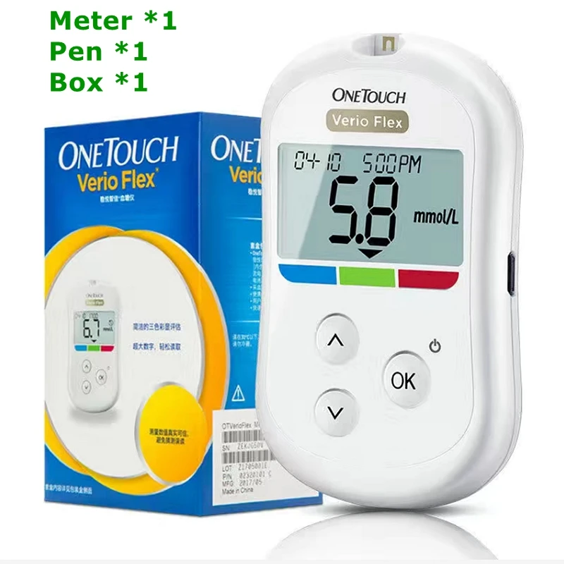 One Touch Verio Test25/50/100 шт. полоски/глюкометр крови Flex 2026.1