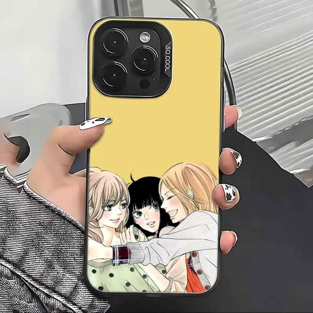 Фото Чехол для телефона K-Kimi Ni Todoke Comic Cute для iPhone 17, 16, 15, 14, 13, 12, 11 Plus, Pro Max, XS, цветной серебристый чехол-накладка №2