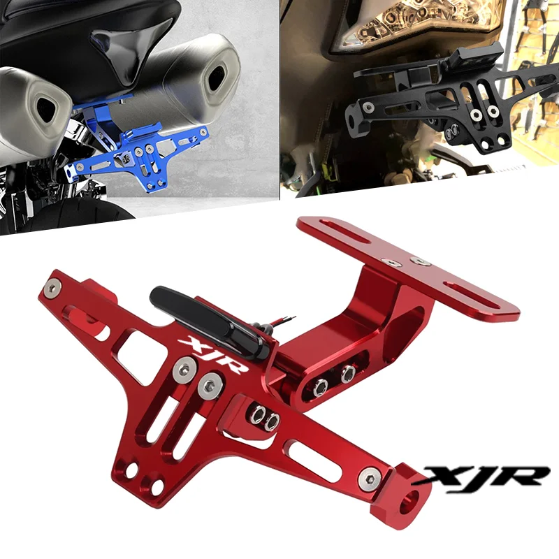 

For YAMAHA XJR1200 XJR1300 XJR 1200 1300 Motorcycle Adjustable Rear Tail Tidy License Plate Holder Bracket LED Light Accessories