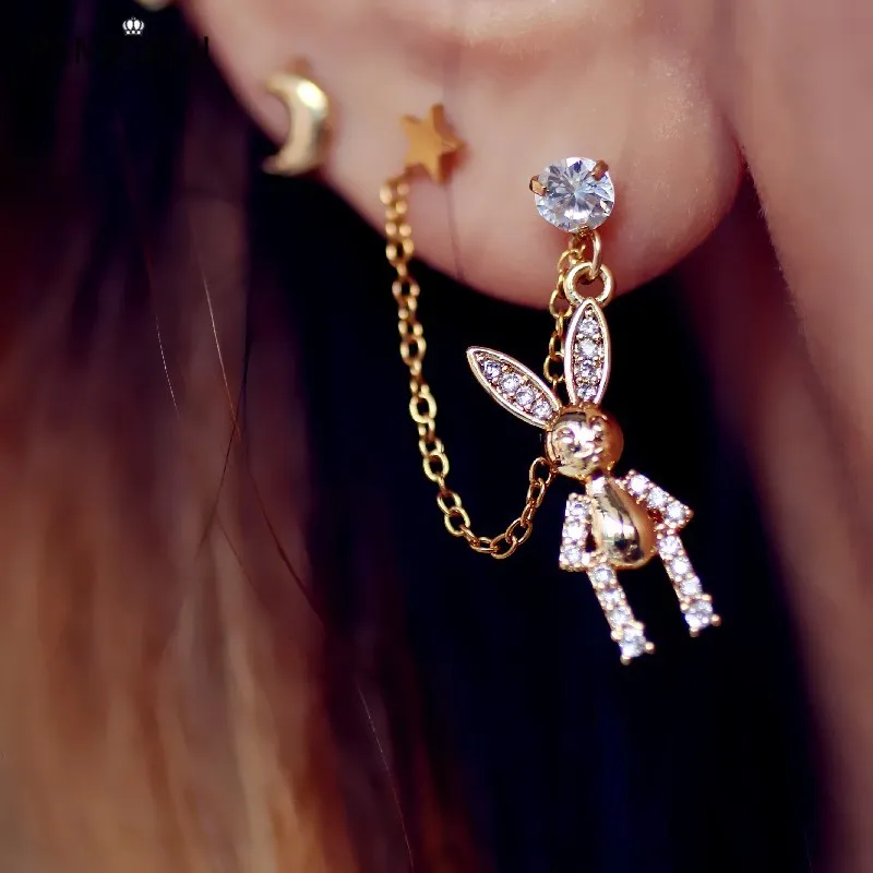 

Женские серьги из серебра 925 пробы, с кристаллами