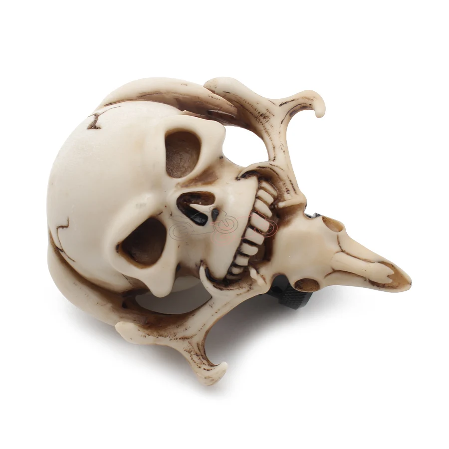 Ручка переключения передач автомобильная, с полимерным покрытием, с черепом