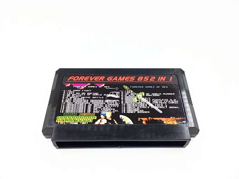 FOREVER DUO GAMES OF 852 in 1 (405+447) Game Cartridge for 60Pins game Cart, total 852 games 1024MBit Flash Chip in use