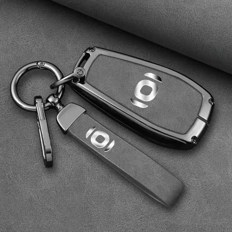 Фото Набор ключей для автомобиля из цинкового сплава, подходит для Changan Qiyuan A05, Q05, A07, A06, E07, чехол для ключей, брелок, аксессуары для ключей. №3