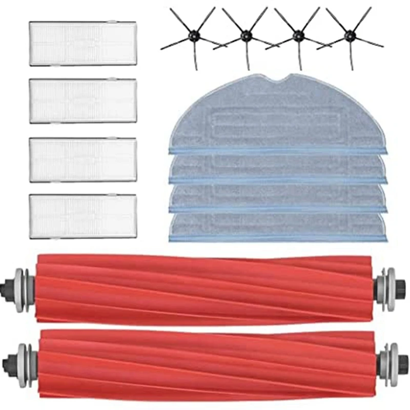 

Practical Boutique Replacement Parts Main Brush Side Brushes&HEPA Filters For Xiaomi Roborock S7 S7max T7S T7 Plus Vacuum Cleane