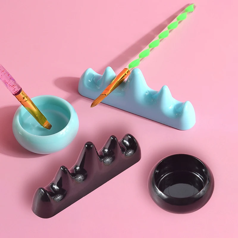 

1 шт., стакан для ручки с держателем для ногтей