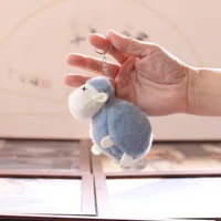 doll toy lovely skin friendly attractive children stuffed animal sheep doll for backpack sheep doll doll toy