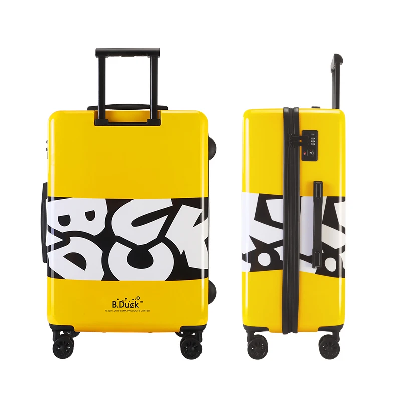 AO WEI LA Travel Suitcse Trolley Case Universal Wheel PC Case Handle Luggage Fits to Men and Women 20 24