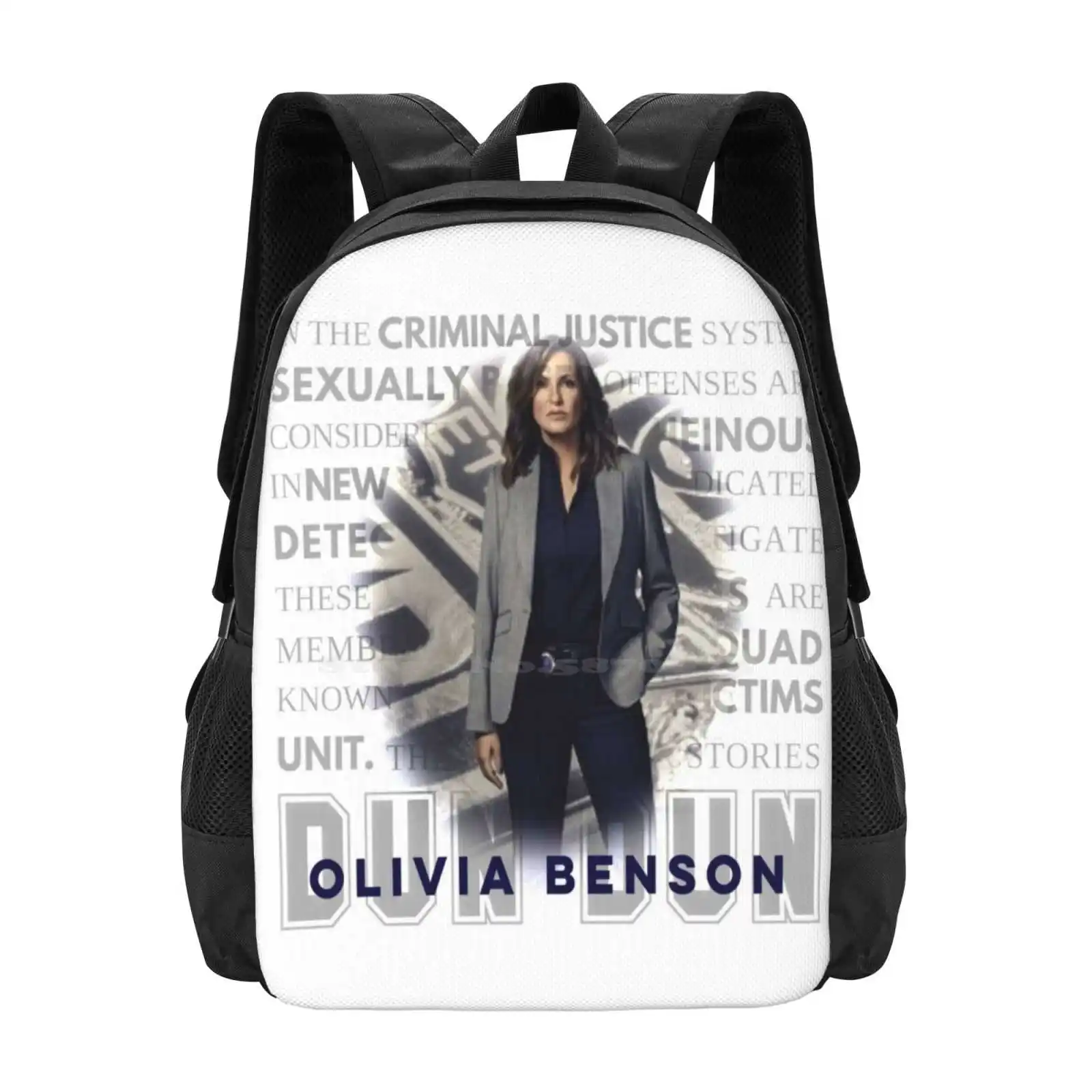 

Olivia Benson Bag Backpack For Men Women Girls Teenage Law Order Svu Law And Order Svu Olivia Benson