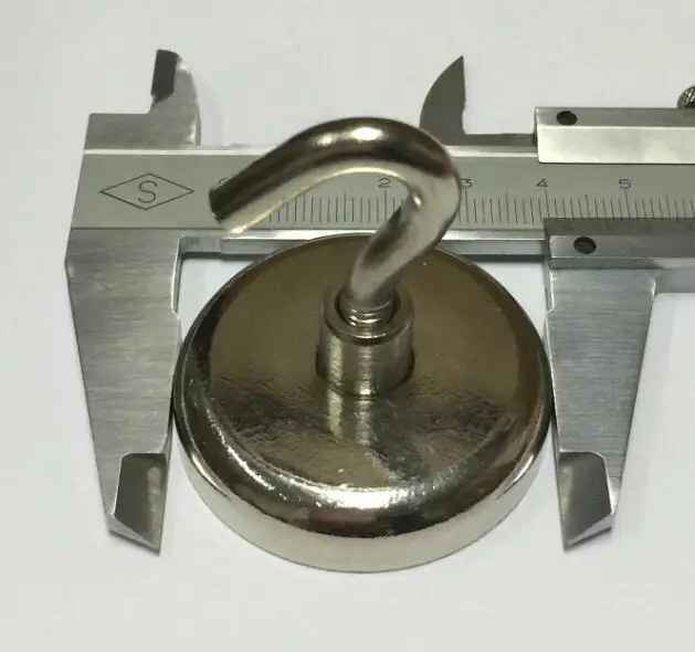 2 шт. диаметр 42 мм сверхпрочная Магнитная круглая вешалка с крючком магниты