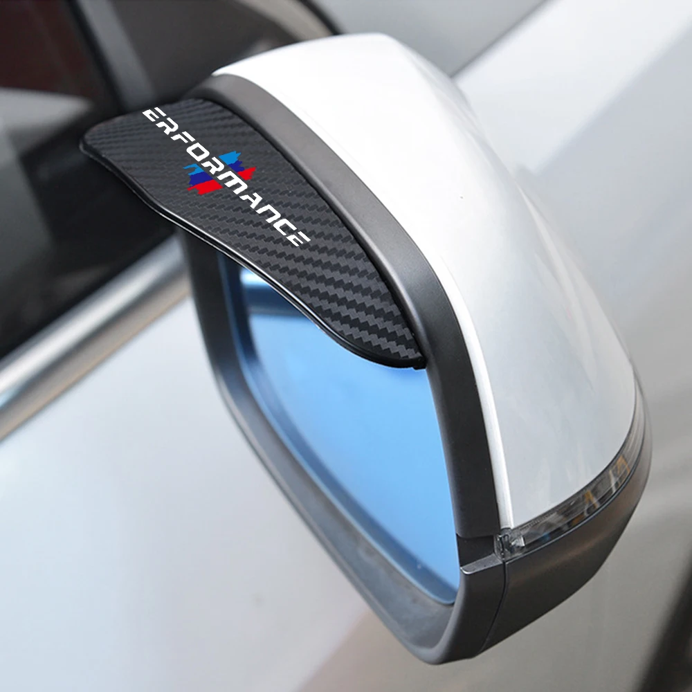Автомобильный протектор для зеркала заднего вида из углеродного волокна 2 шт.