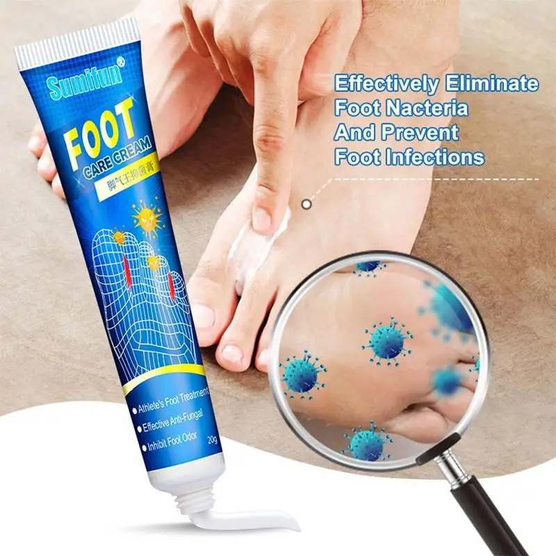 

1box Foot Odor Treatment Cream Anti bacterial Anti Cream Care Fungal Repair Foot Cream Medicinal Odor Chinese Itching I7Y6
