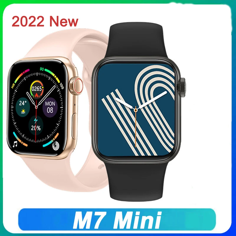 

M7 Mini Smartwatch IP68 Waterproof Sports Fitness Monitor 41mm PK IWO 14 Pro Series 7 M16 Mini Smart Wrist Watches For Men Women