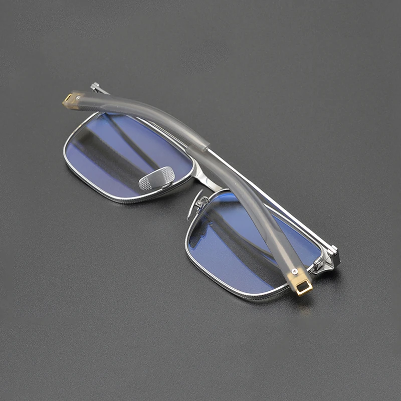 Оправа для очков титановая мужчин и женщин винтажная квадратная рецептурная