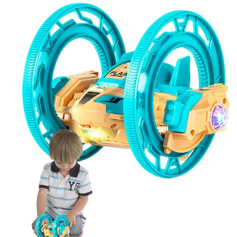 

Electric Race Stunt Car Double Sided 360-degree Rotating Vehicles With Light Sound Double Sided Bright Light And Sound Stunt Toy