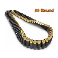 50 shotgun shell bandolier belt tactical 1405cm cartridge belt airsoft bullet shell holder hunting 12 gauge ammo pouch bag