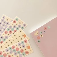coloful journal diy diary ablum paper stickers self adhesive decorative alphabet stickers