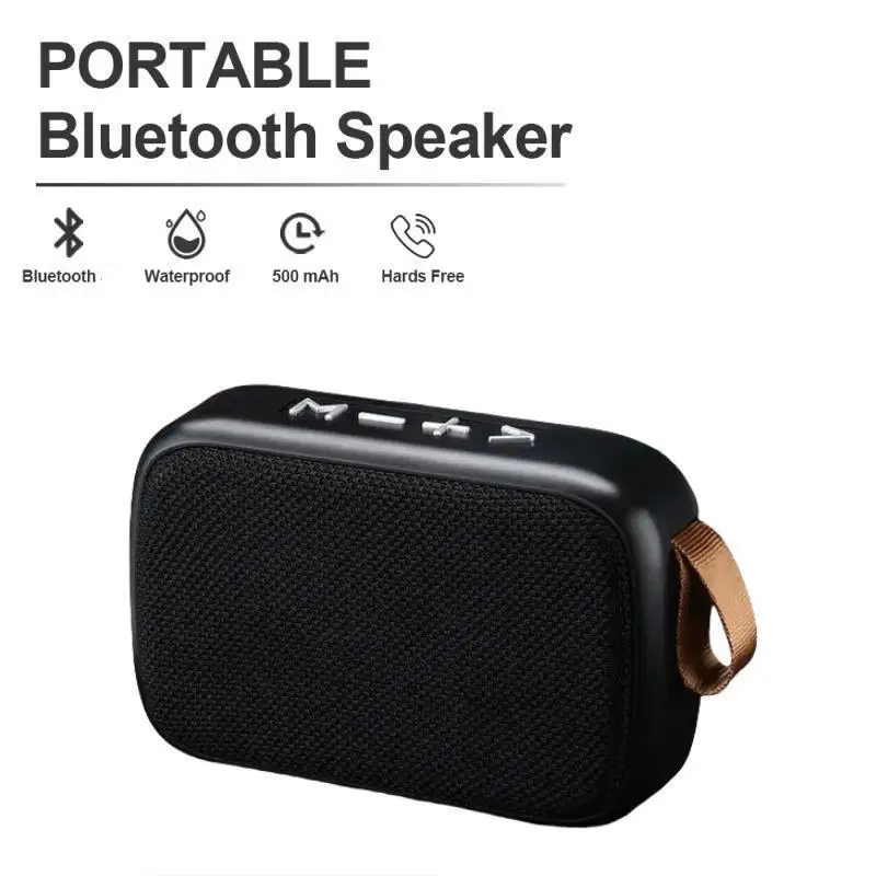 Мини-беспроводной динамик Bluetooth 5 0 бас уличные 3D стерео музыкальные колонки