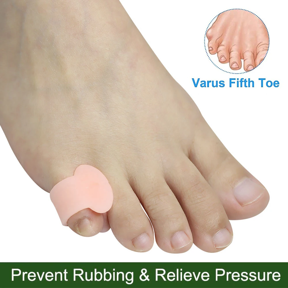 Pexmen 2/4 шт. гелевые прокладки для пальцев ног корректор большого пальца стопы