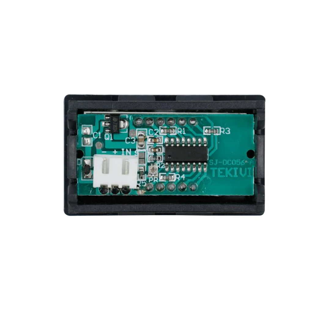 

Digital DC Voltmeter 0-100V High Accuracy LED Display Voltage Meter Gauge Automotive Accessory Green