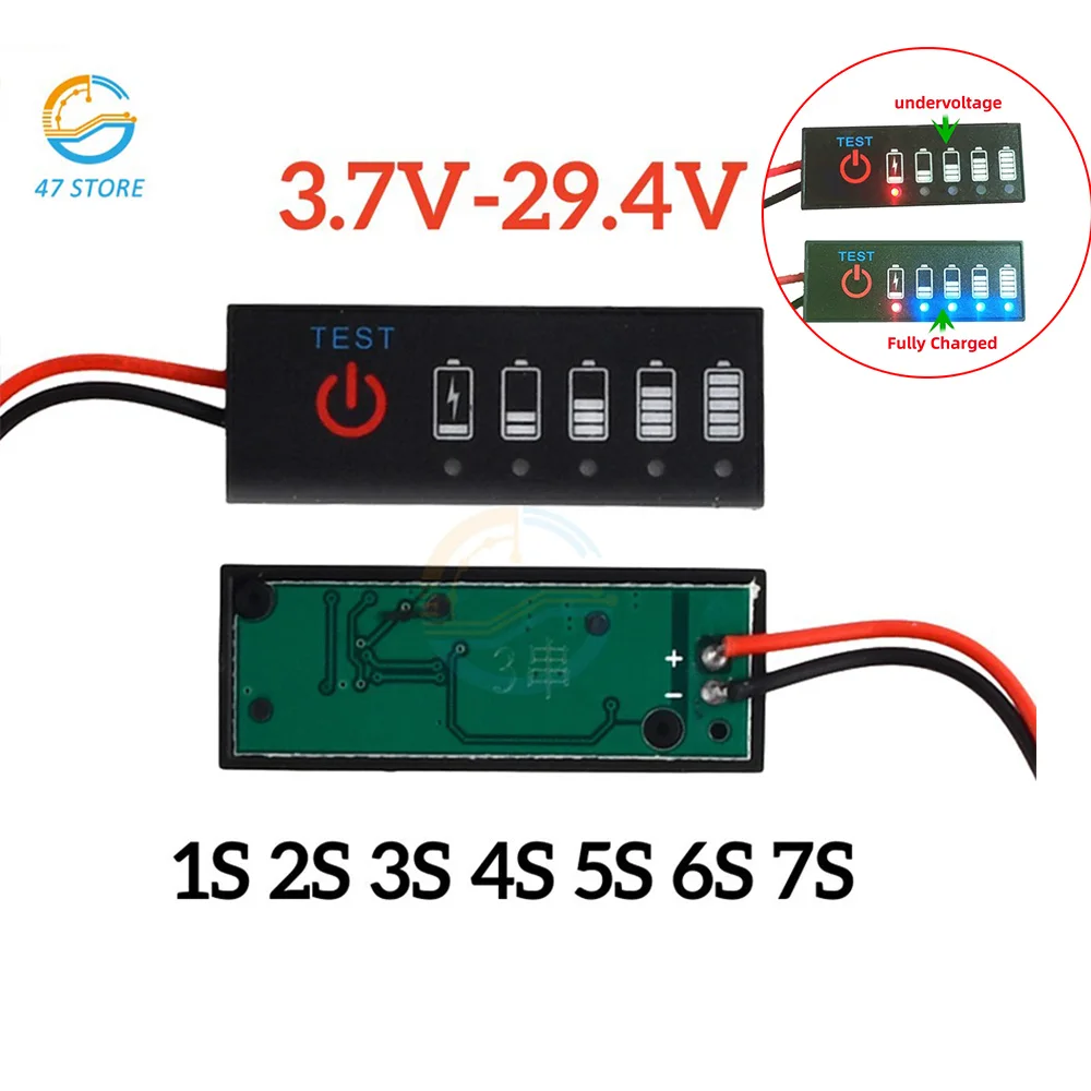 

Индикатор заряда батареи Gaqqee 1-7S