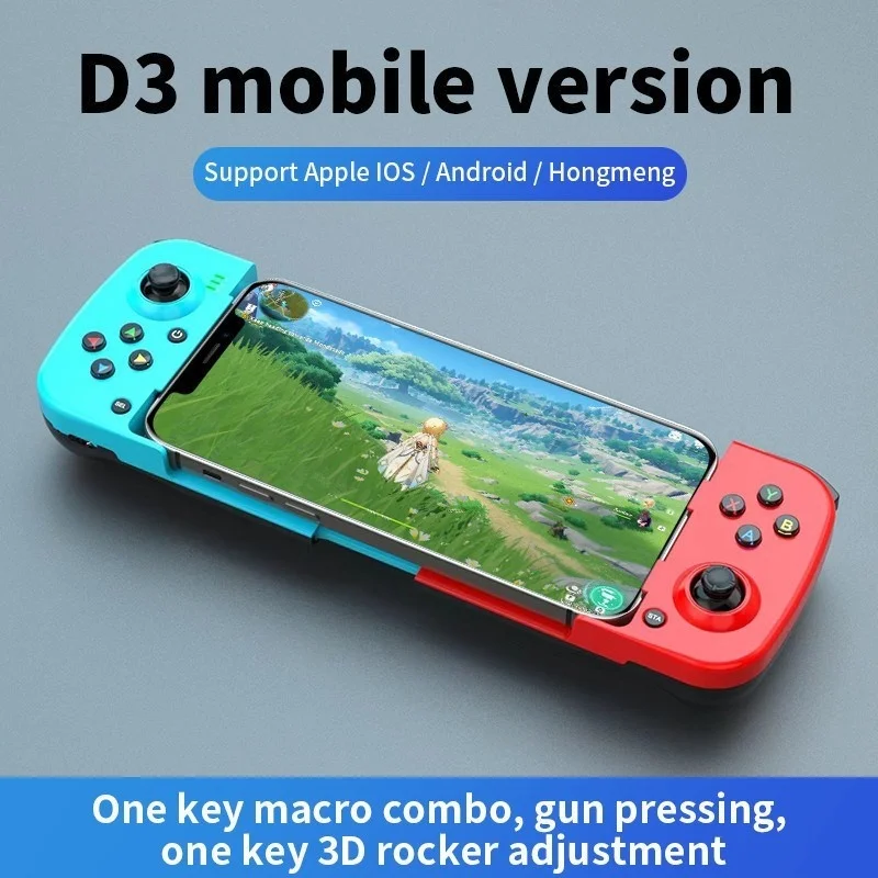 

2023 new Mobile Phone Wireless Bluetooth 5.0 Game Handle, Android/Ios Direct Connection MFI Mobile Game Stretching Handle sale