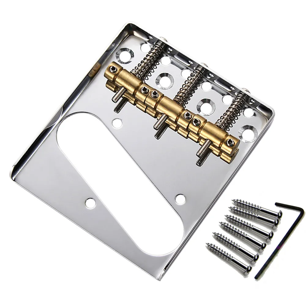 3 TL Saddle Ashtray Saddle Bridge With Screws For Telecaster TELE Electric Guitar