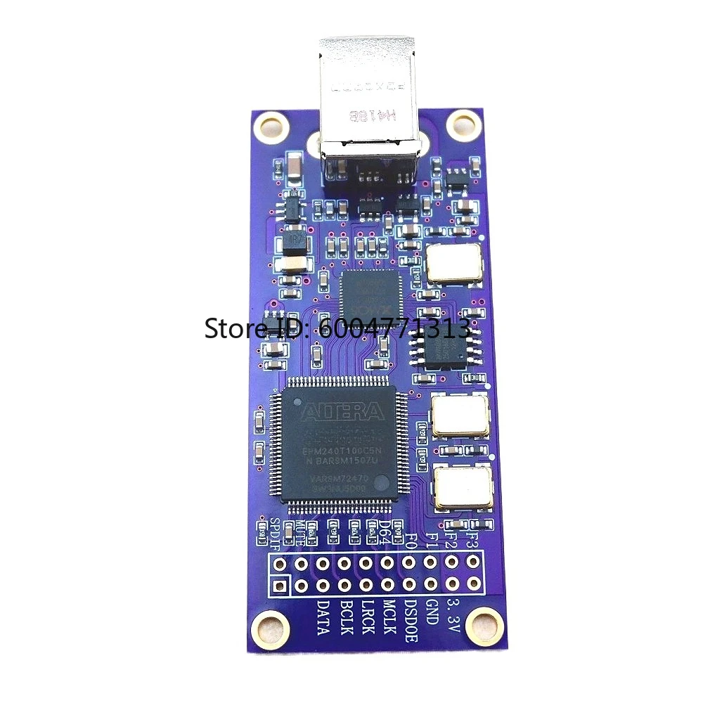 Фото Цифровой интерфейсный модуль XMOS XU316 CPLD USB, аудиокарта HiFi, поддержка 768K PCM DSD512, совместимость с Amanero №1