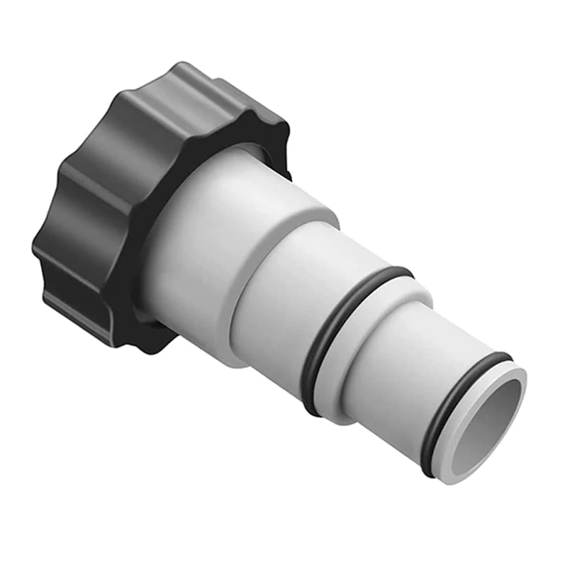 

Top!-4PCS Replacement Hose Adapter For Intex Above Ground Swimming Pool, 1.5 To 1.25 Inch Hose Adapter For Threaded Pumps