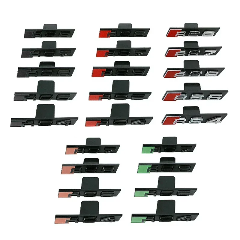 ABS автомобильная передняя решетка для Audi Sline S3 S4 S5 S6 S7 S8 RS3 RS4 RS5 RS6 RS7 RS8 RSQ3 RSQ4 RSQ5 RSQ6 RSQ7