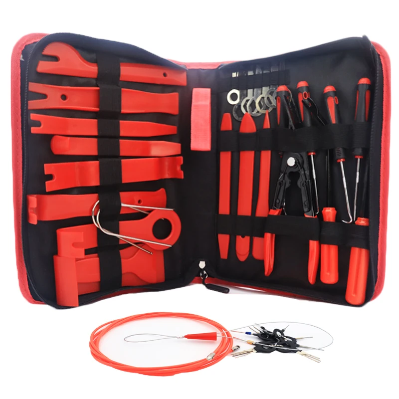 

Auto Interior Disassembly Kit Car Plastic Trim Removal Tool Car Clips Puller Diy Panel Tools For Auto Trim Puller Set