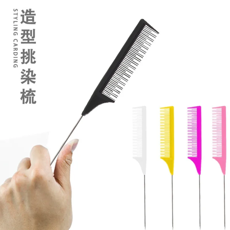 

The Manufacturer Directly Supplies Fashionable New Style Pointed Tail Comb Salon Hair Dyeing and Highlight Dyeing Plastic Stylin