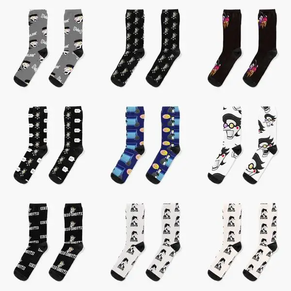 Классические женские носки Deltarune Spamton Pixel Be с рисунком спортивные хлопковые