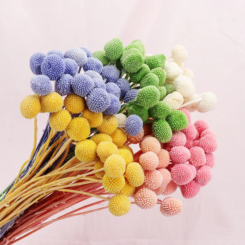 

10/20 Pcs Preserved Tiny Flower Golden Ball Bouquet Bonsai Artificial Flowers Decor Wedding Ideas Festival Gift for Girlfriend