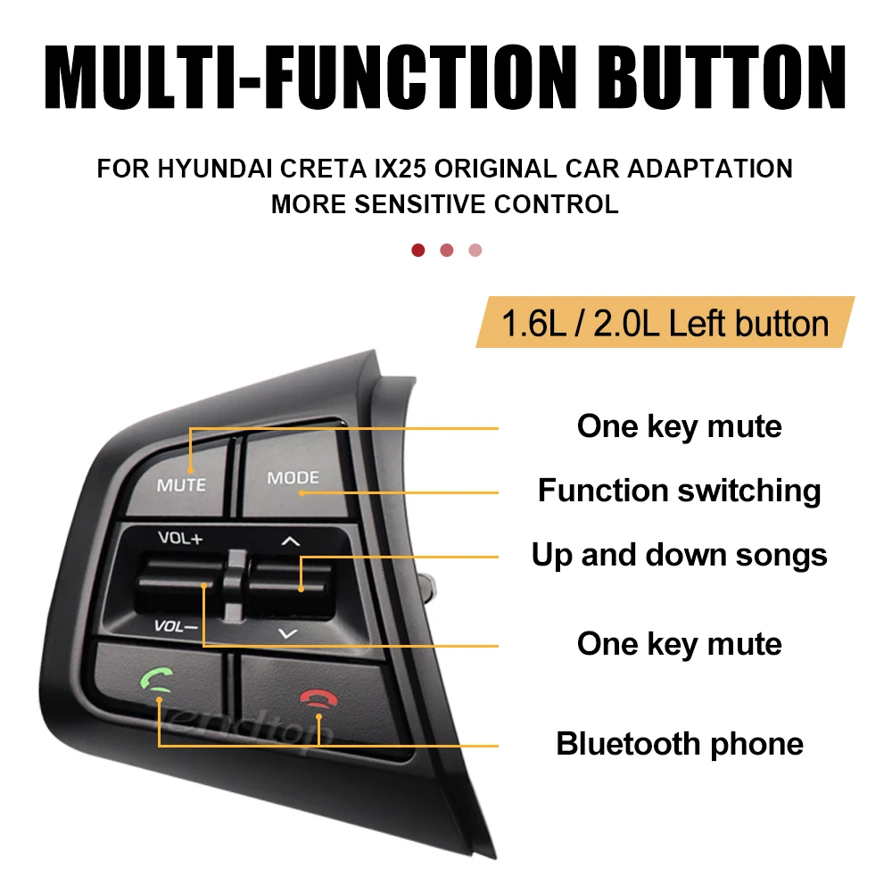 Кнопка управления на руль для Hyundai Creta Ix25 1.6L 2.0L кнопка круиз-контролем и