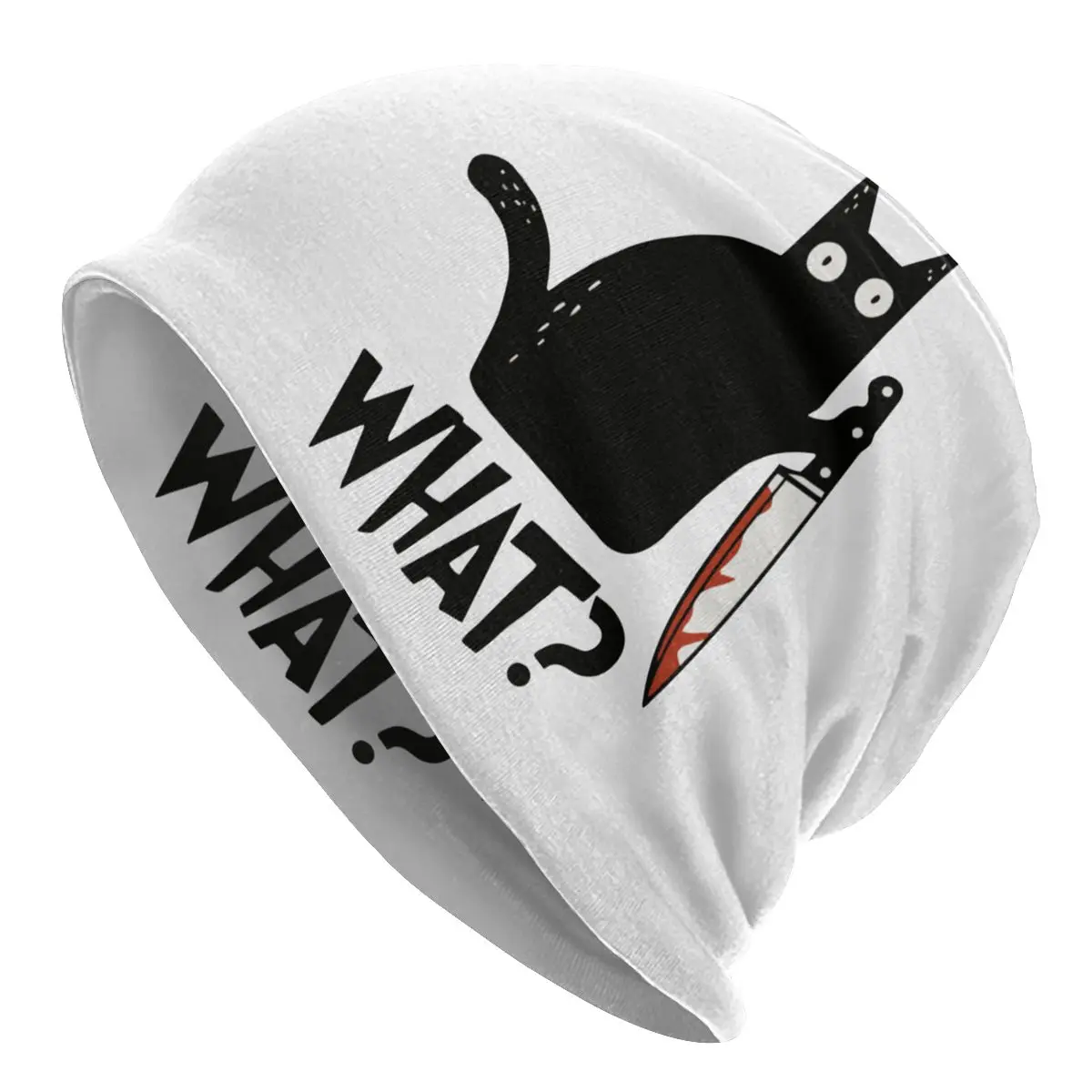 

Шапка-бини унисекс с ножом, на осень/зиму