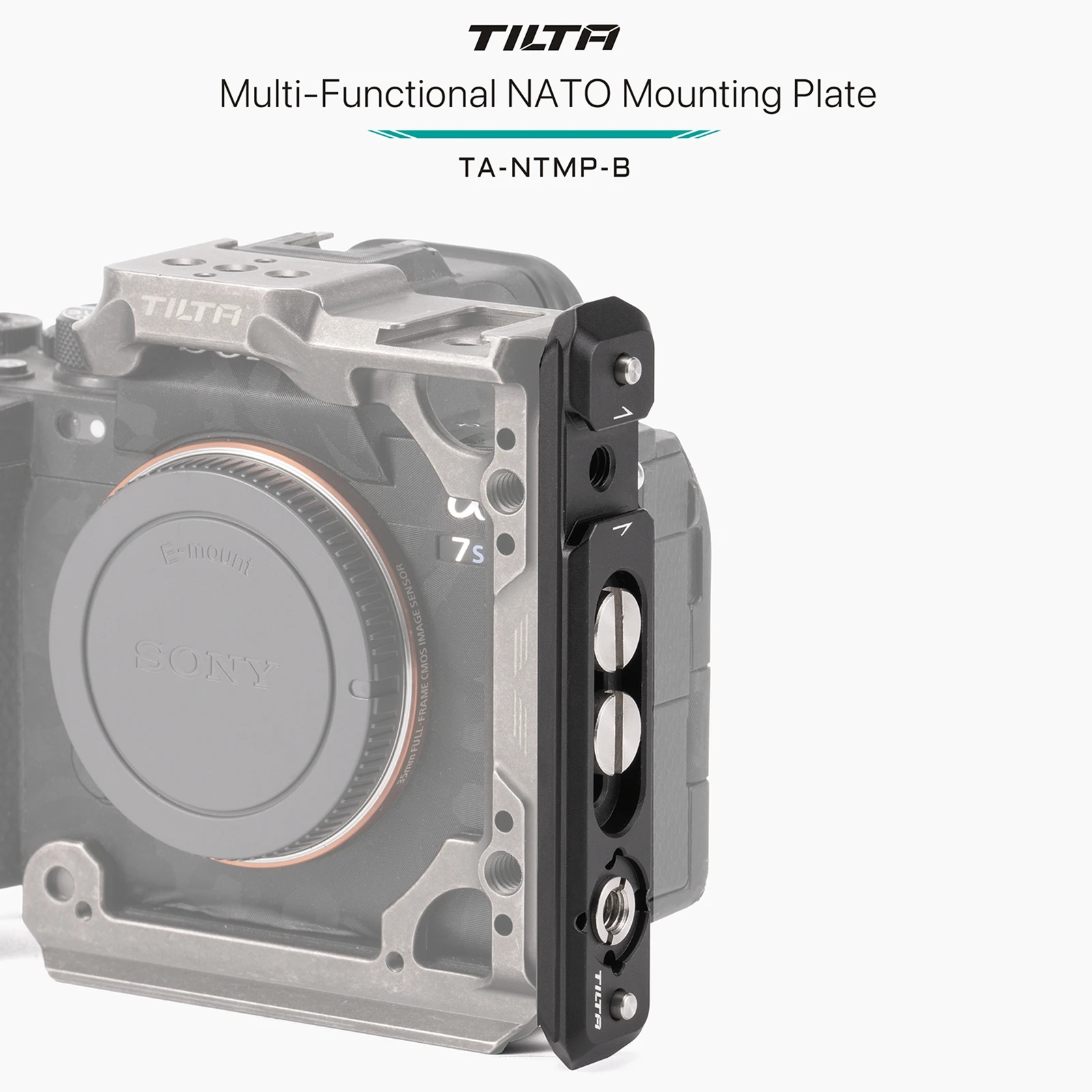 

TILTA TA-NTMP-B Multi-Functional NATO Mounting Plate - Black