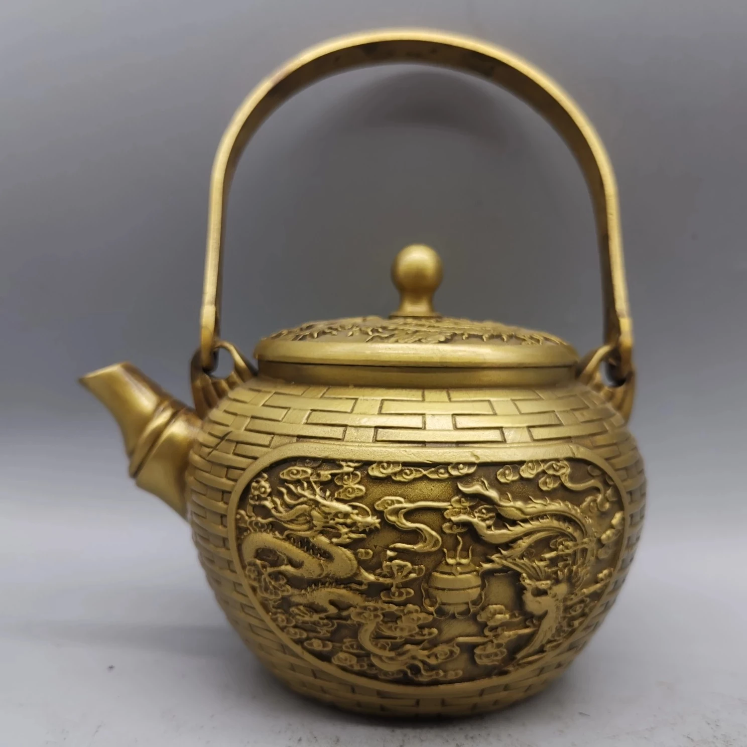 Collect Chinese Boutique Brass Sculpture Lucky 