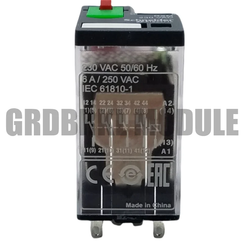 Реле RXM4AB1BD RXM4AB1MD RXM4AB1P7 RXM4AB2P7 RXM4LB2P7 14-контактное 24 В 6 А