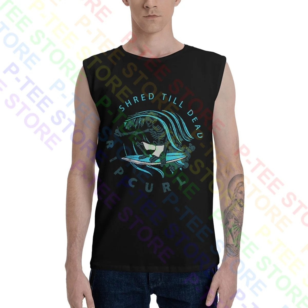 Гавайская майка Rip Curl Shaka Shred Heritage, жилет без рукавов, рубашка в стиле хип-хоп, хит продаж