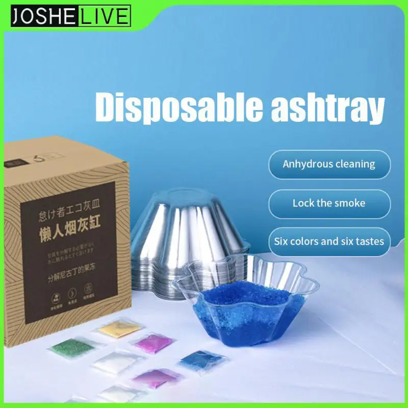 

Anti-smoke Smell Ash Soot Cleaner Disposable Ashtray Creative Anti-fly Ash Smoke Removal Sand Remove Smoke Smell Portable