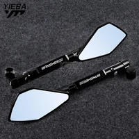 motorcycle cnc aluminum rearview mirror side mirrors 8mm 10mm for yamaha banshee 350 2002 2003 2004 2005 2006 ak550 allyears