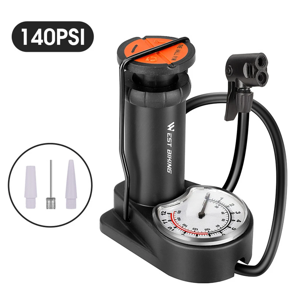

Bicycle Foot Pump High Pressure Mountain Bike Pump For Basketball Motorcycles Swimming Rings Balls French Mouth / British Mouth