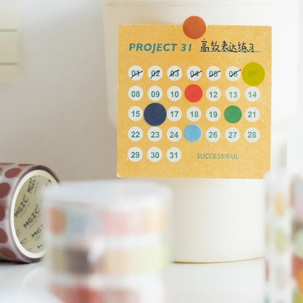 Базовый элемент декоративная клейкая лента точечная Маскировочная васи Diy