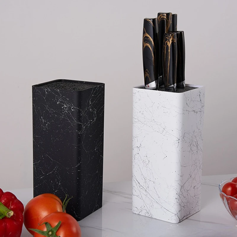 Пластиковый держатель для ножей кухонная Подставка хранения с бесплатной