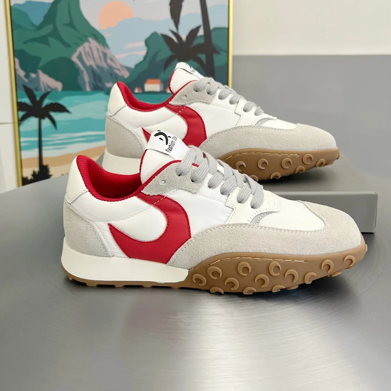 

New Fashion Ladies Soft Comfort Sneakers Leisure Women Footwear Spring Autumn Ethnic Colorful Woman Leather Shoe Sports Shoes