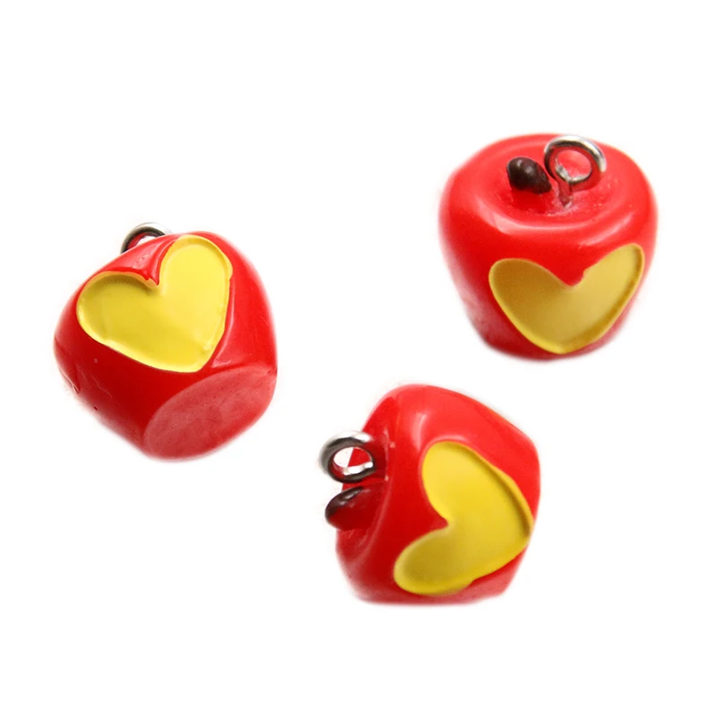 

10 шт./партия, подвески в виде фруктов, 13 Х9 мм