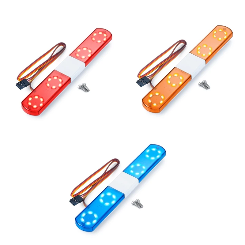 

6 режимов радиоуправляемая полицейская вспышка сигнальная светодиодсветильник для 1/8 1/10 HSP Traxxas Kyosho Tamiya Axial SCX10 радиоуправляемые Запчасти дл...