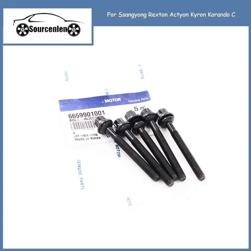 

New Genuine Injector Bolts OEM 6659901001 for Ssangyong Rexton Actyon Kyron Korando C 6650170060