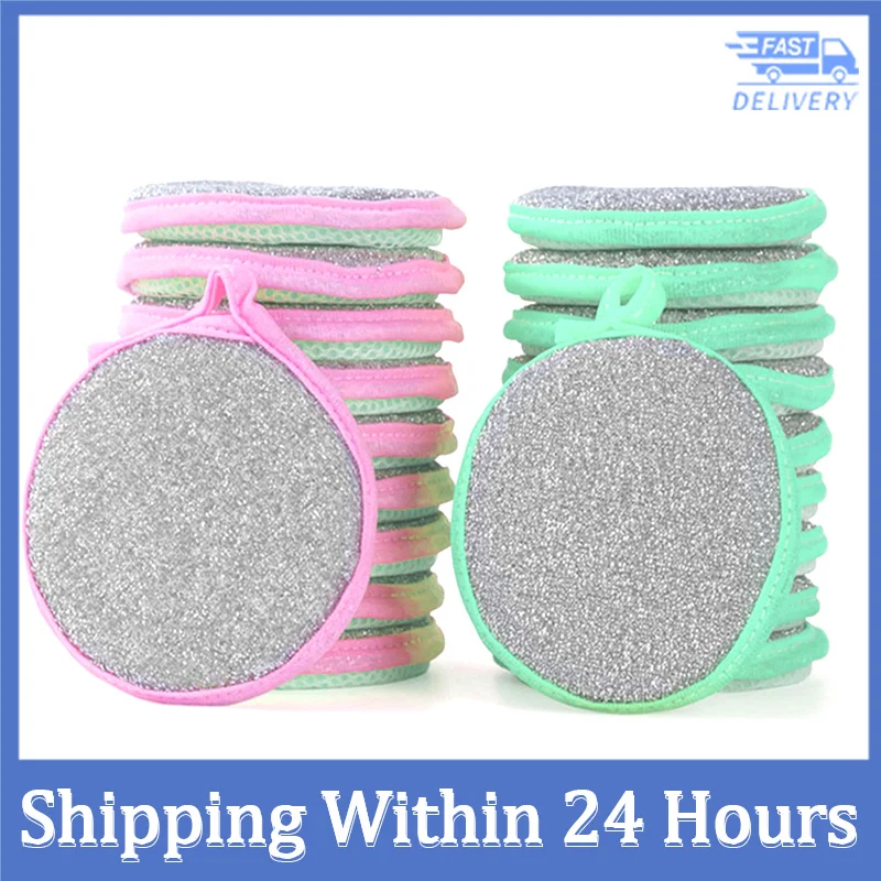 

5/10/20Pcs Double Side Dishwashing Sponge Pan Pot Dish Wash Sponges Cleaning Tools Kitchen Tableware Dish Washing Brush